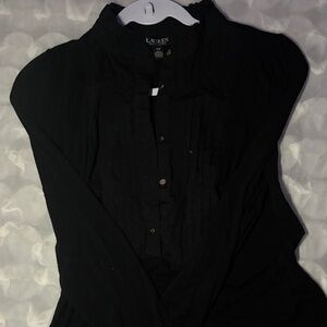 Lauren Ralph Lauren Black Blouse